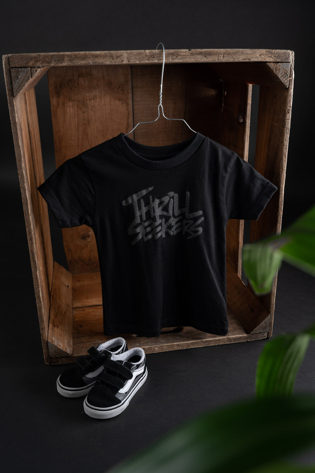 Thrill Seekers Classic Toddler Tee Black