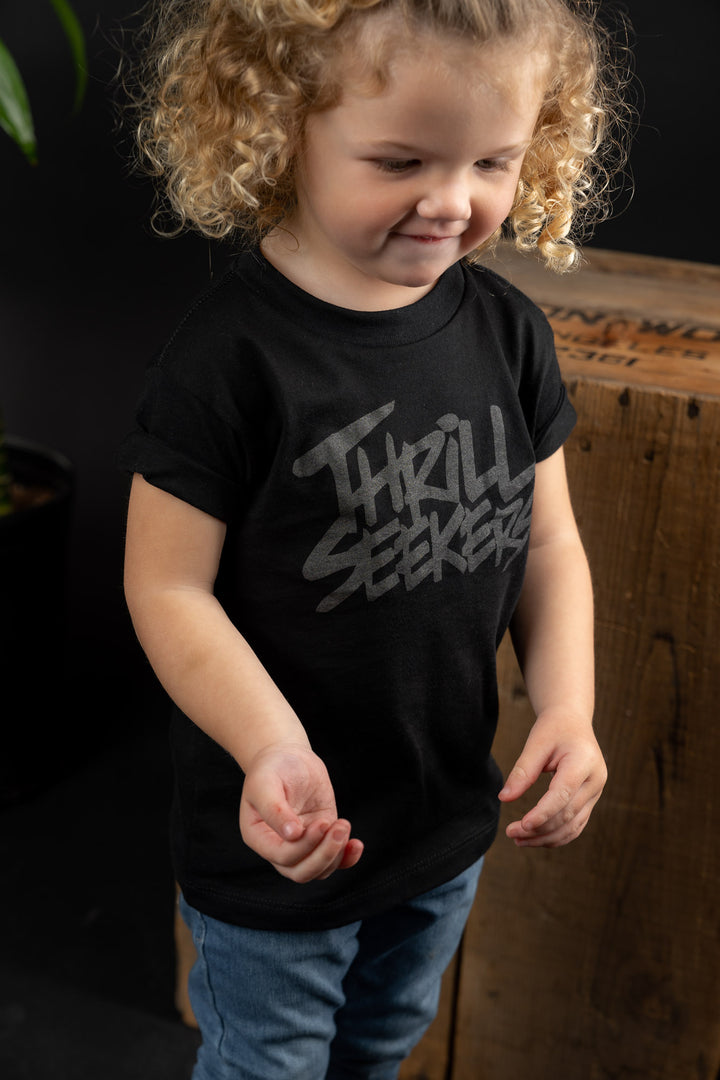 Thrill Seekers Classic Toddler Tee Black