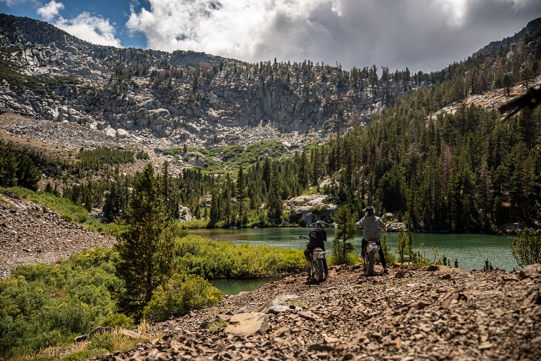 Mammoth Mountains with beautiful lake