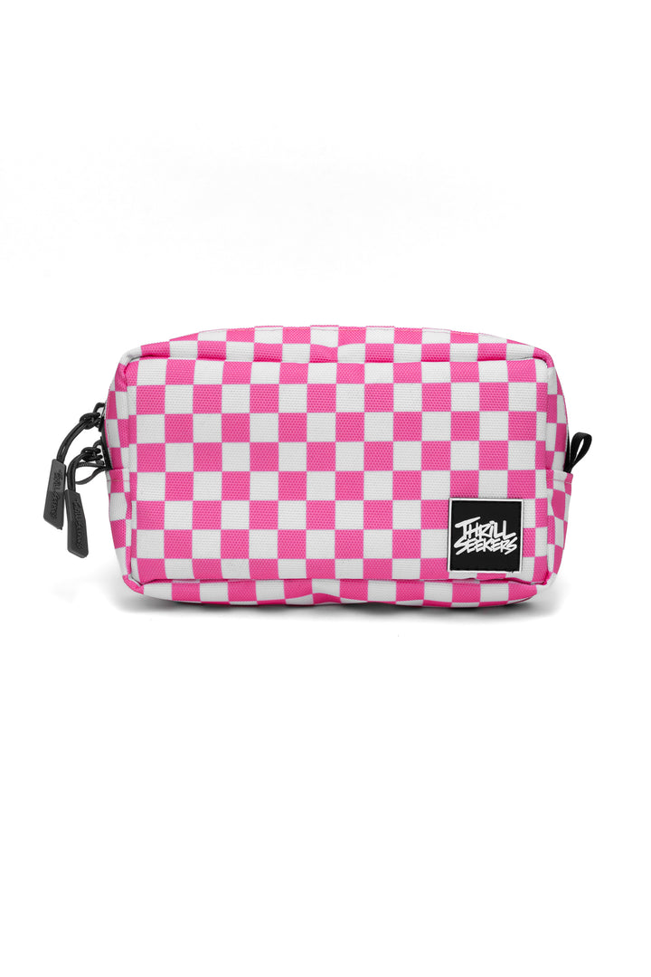 Pink/White Chex Bar Bag