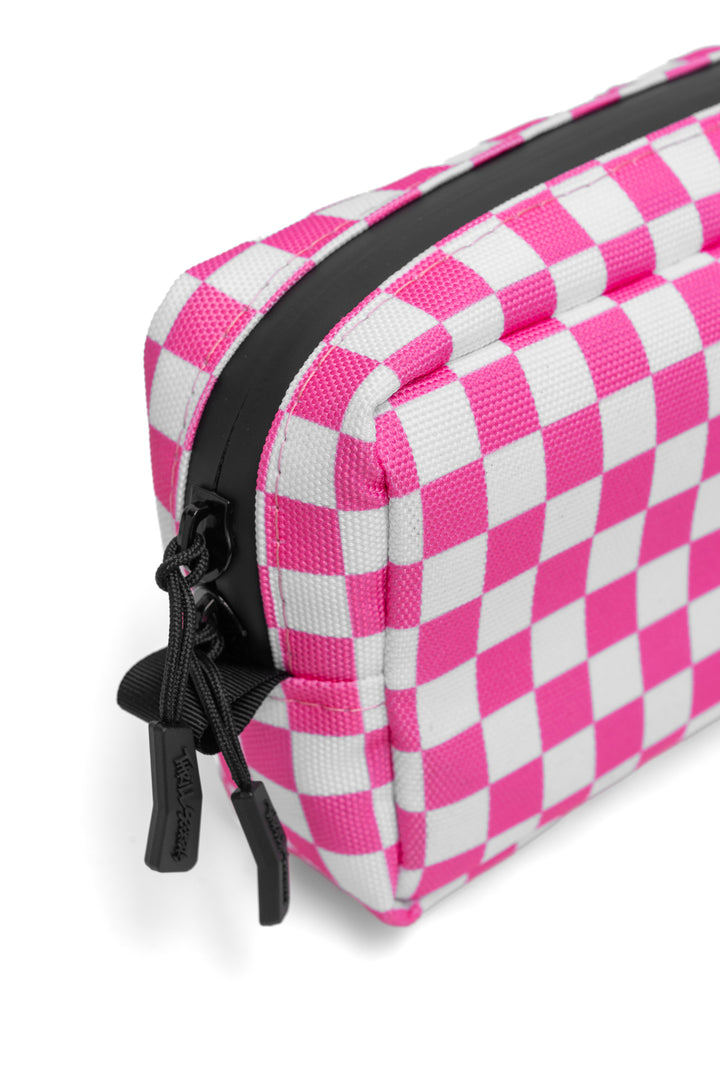 Pink/White Chex Bar Bag