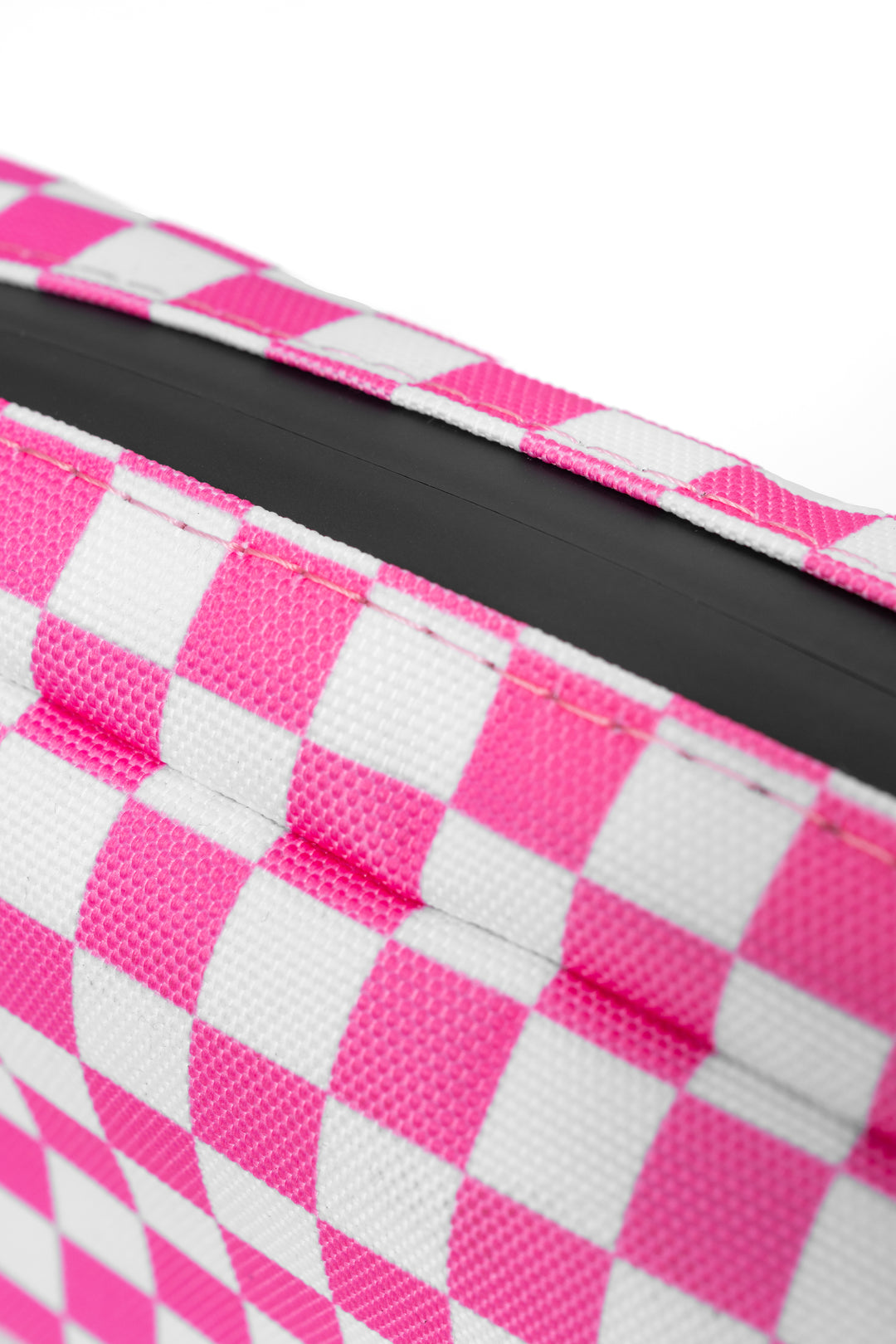 Pink/White Chex Bar Bag
