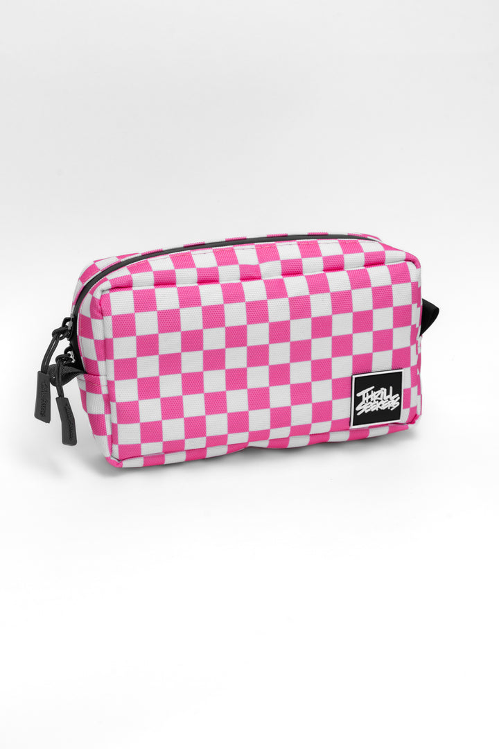 Pink/White Chex Bar Bag