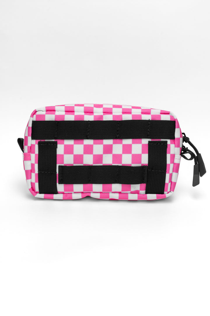 Pink/White Chex Bar Bag