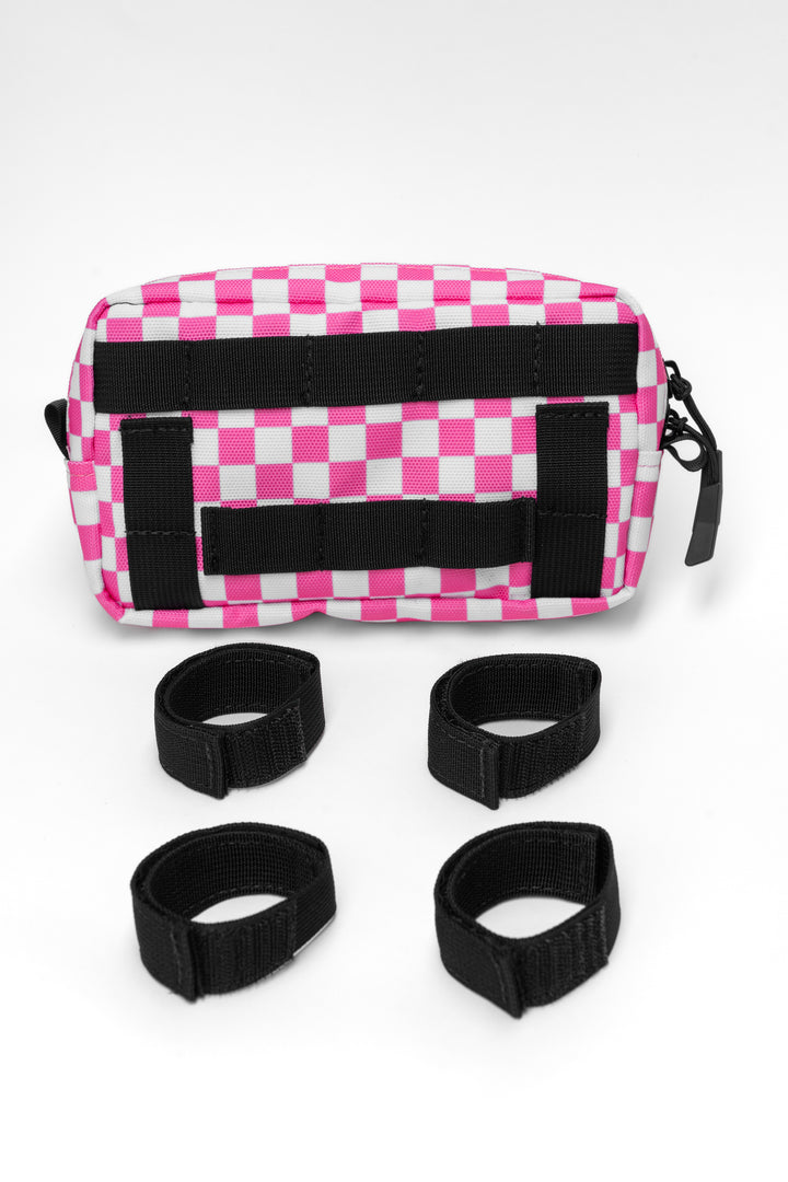 Pink/White Chex Bar Bag