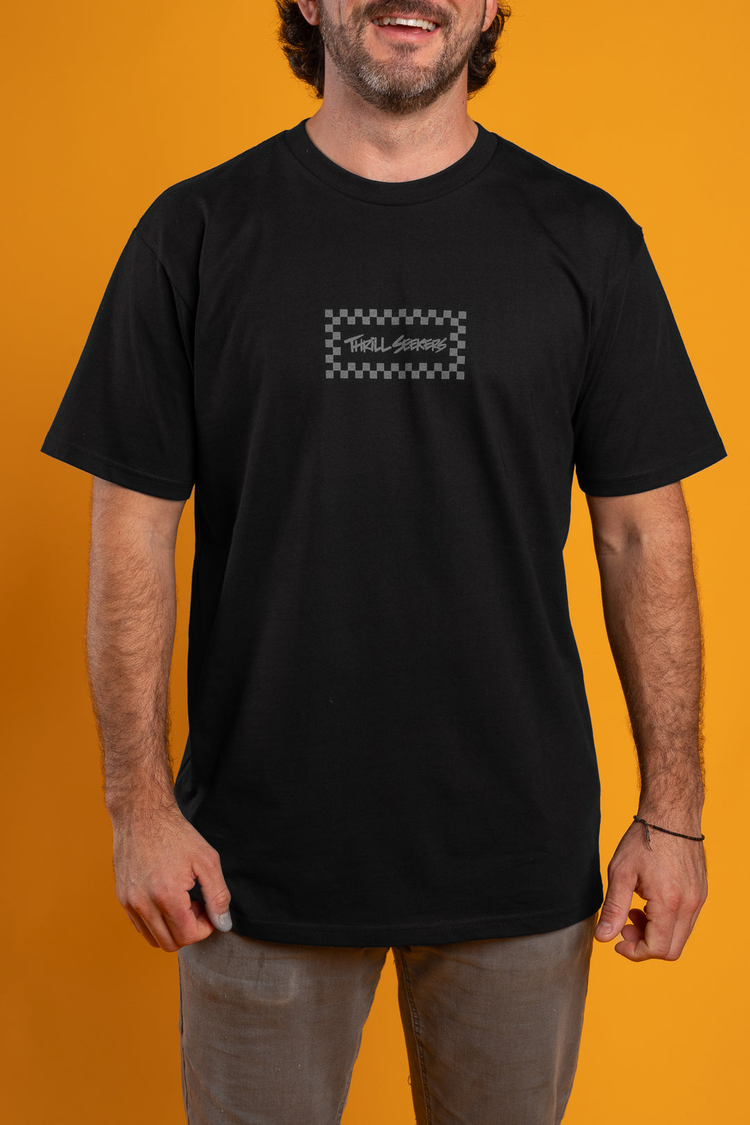Thrill Seekers-Black/Grey Chex Tee-8