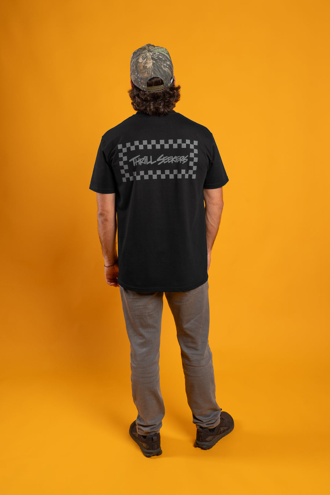 Thrill Seekers-Black/Grey Chex Tee-7