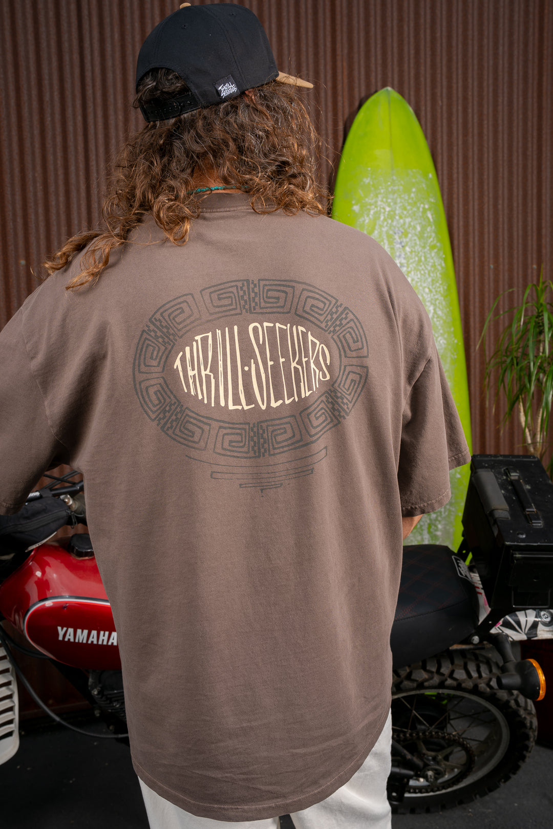 Tribe Heavy Tee - Faded Brown
