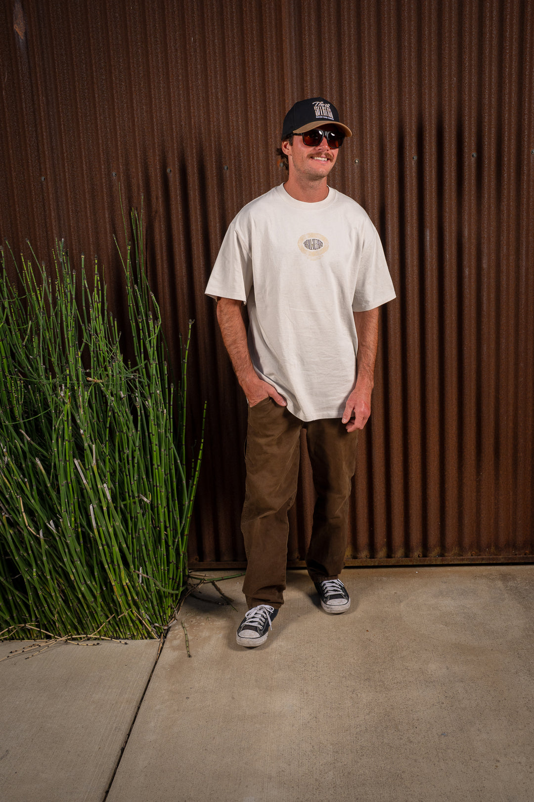 Tribe Tee - Faded Bone