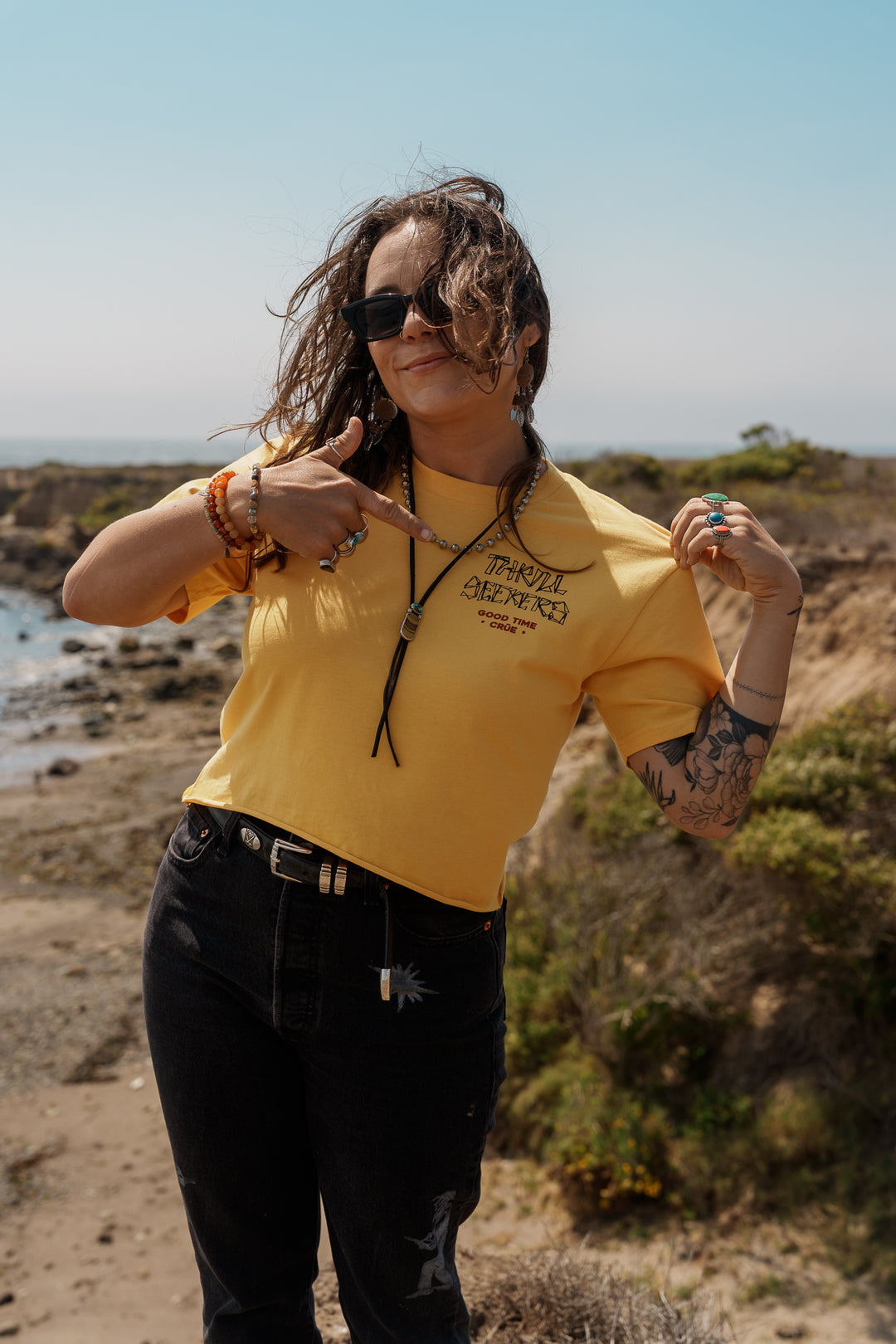 Tierra Tee - Golden Yellow