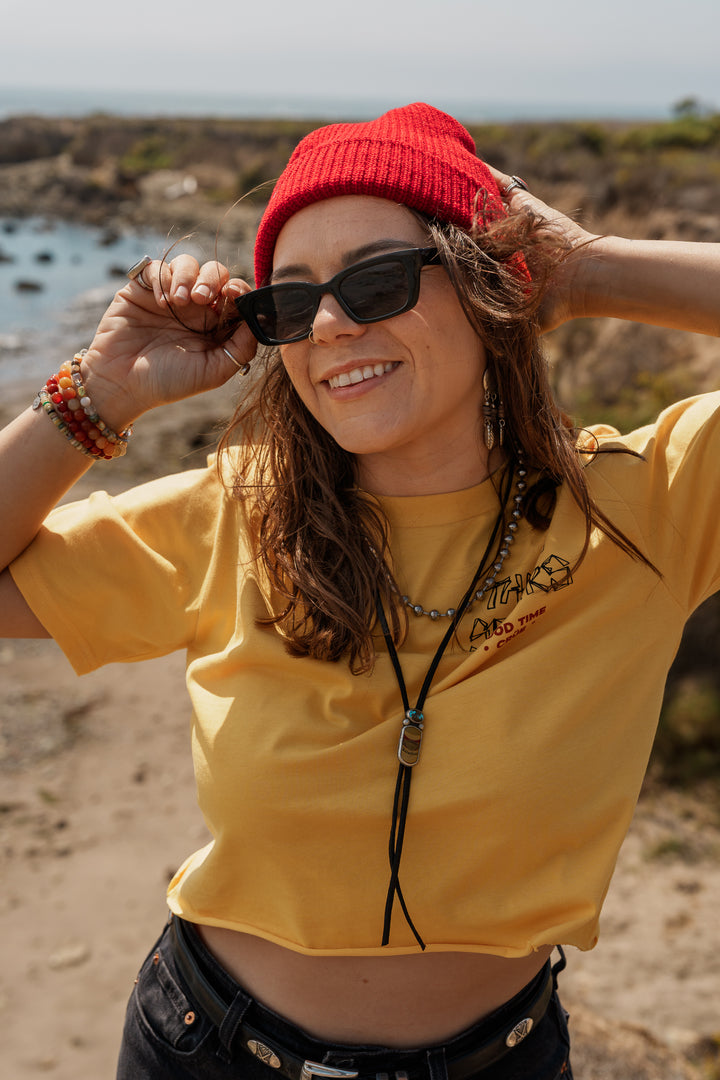 Tierra Tee - Golden Yellow