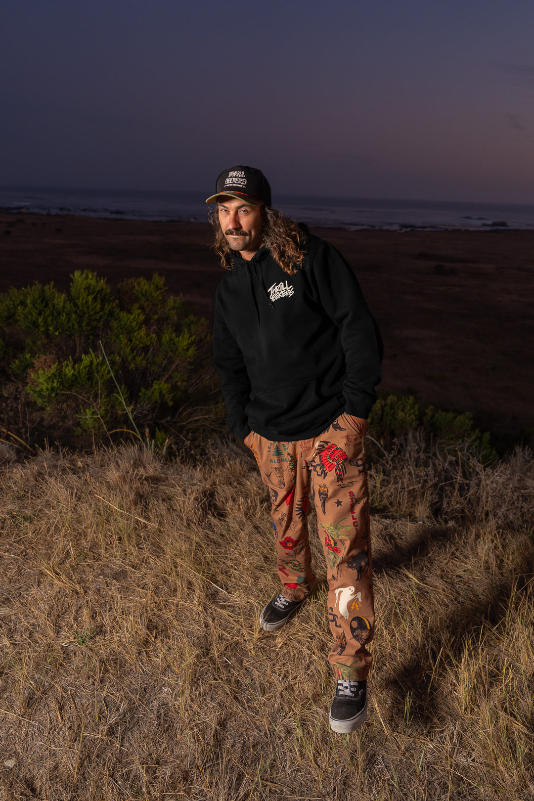 Classic Hoodie - Black/Cream