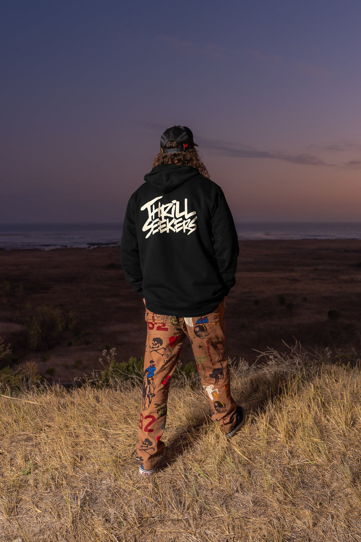 Classic Hoodie - Black/Cream