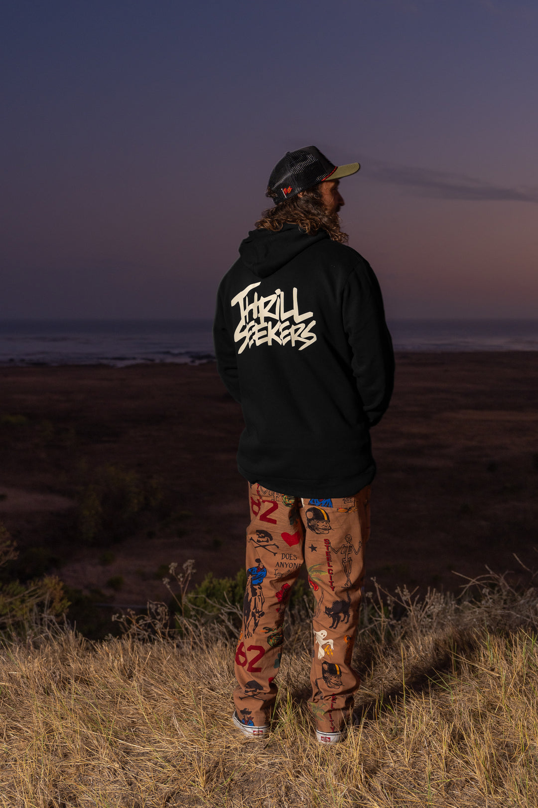 Classic Hoodie - Black/Cream