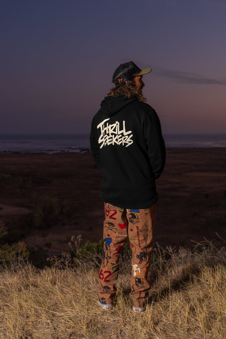 Classic Hoodie - Black/Cream
