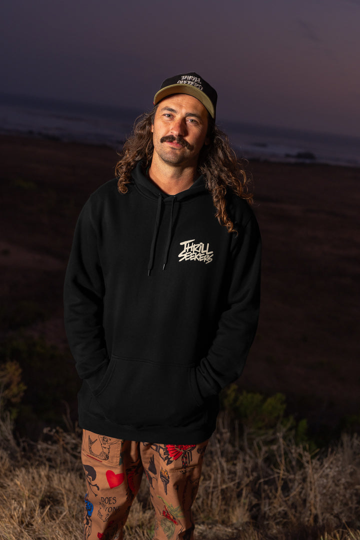 Classic Hoodie - Black/Cream