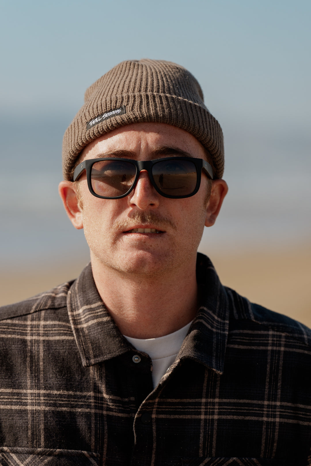 Knit Beanie - Walnut