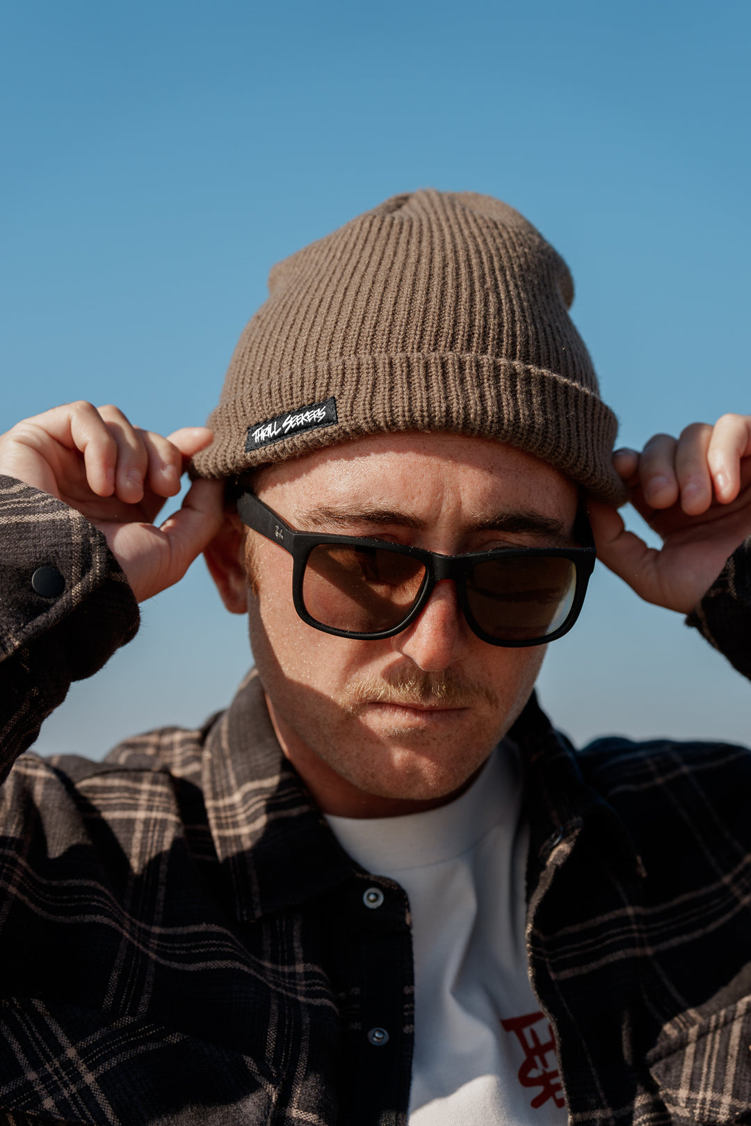 Knit Beanie - Walnut