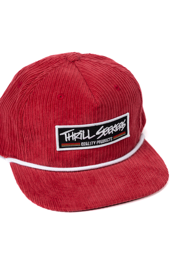 Thrill Seekers Dash Cord Cap Red