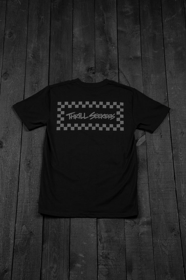 Thrill Seekers-Black/Grey Chex Tee-3
