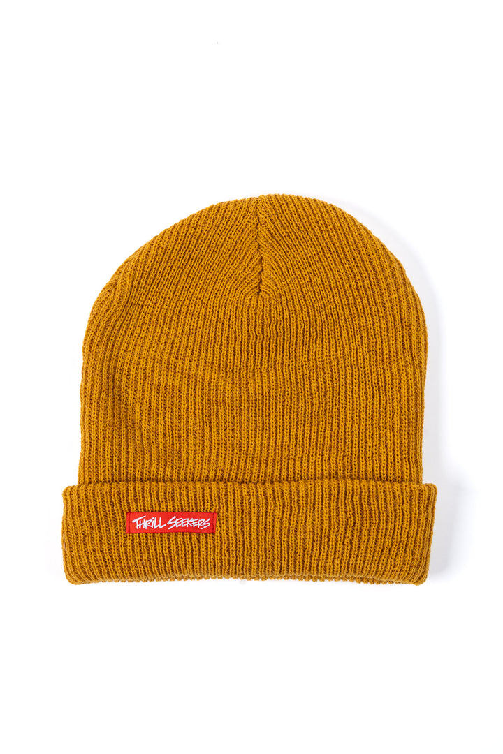 Thrill Seekers Loose Knit Beanie Yellow