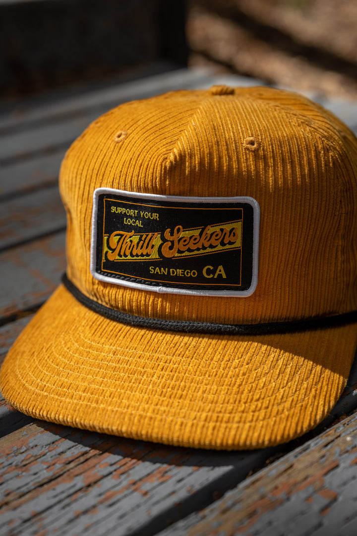 Thrill Seekers The Local Cord Cap Yellow