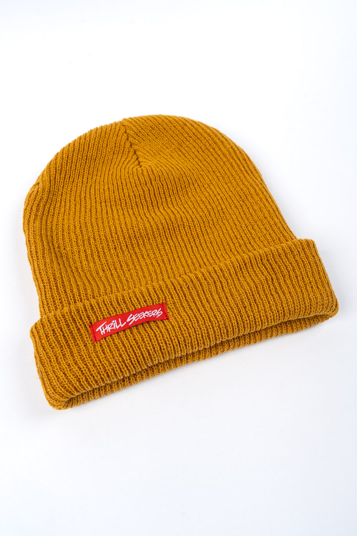 Thrill Seekers Loose Knit Beanie Yellow