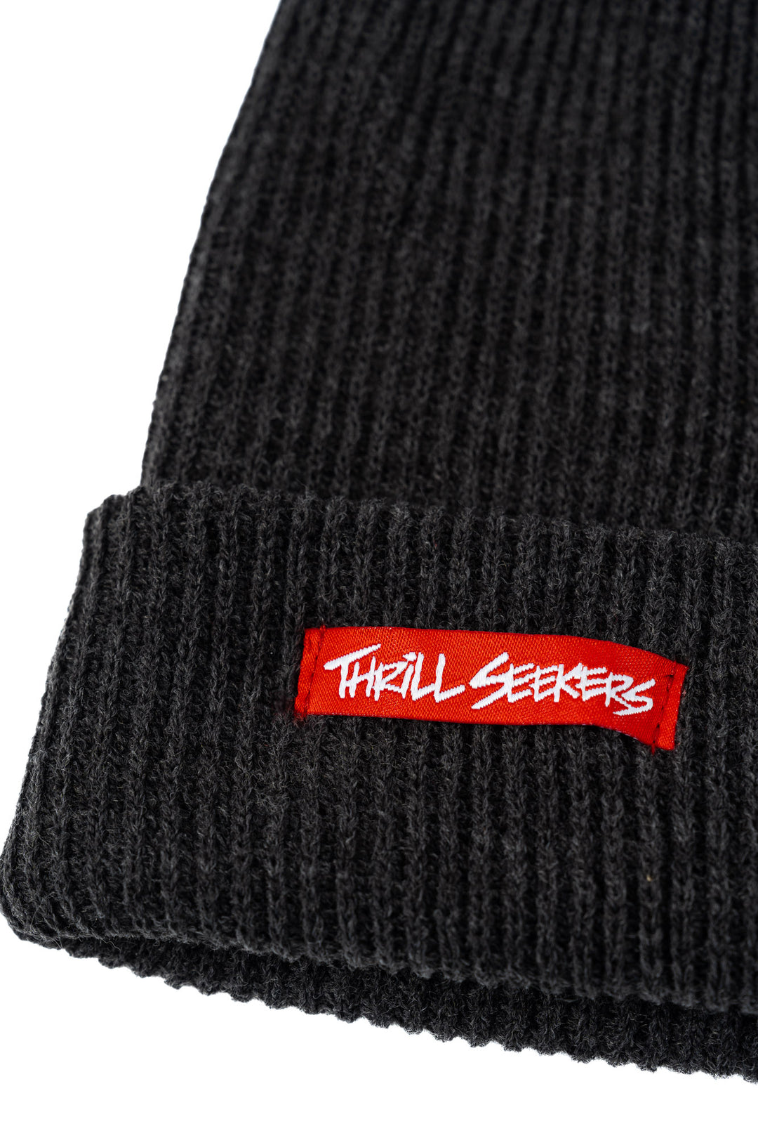 Thrill Seekers Loose Knit Beanie Charcoal