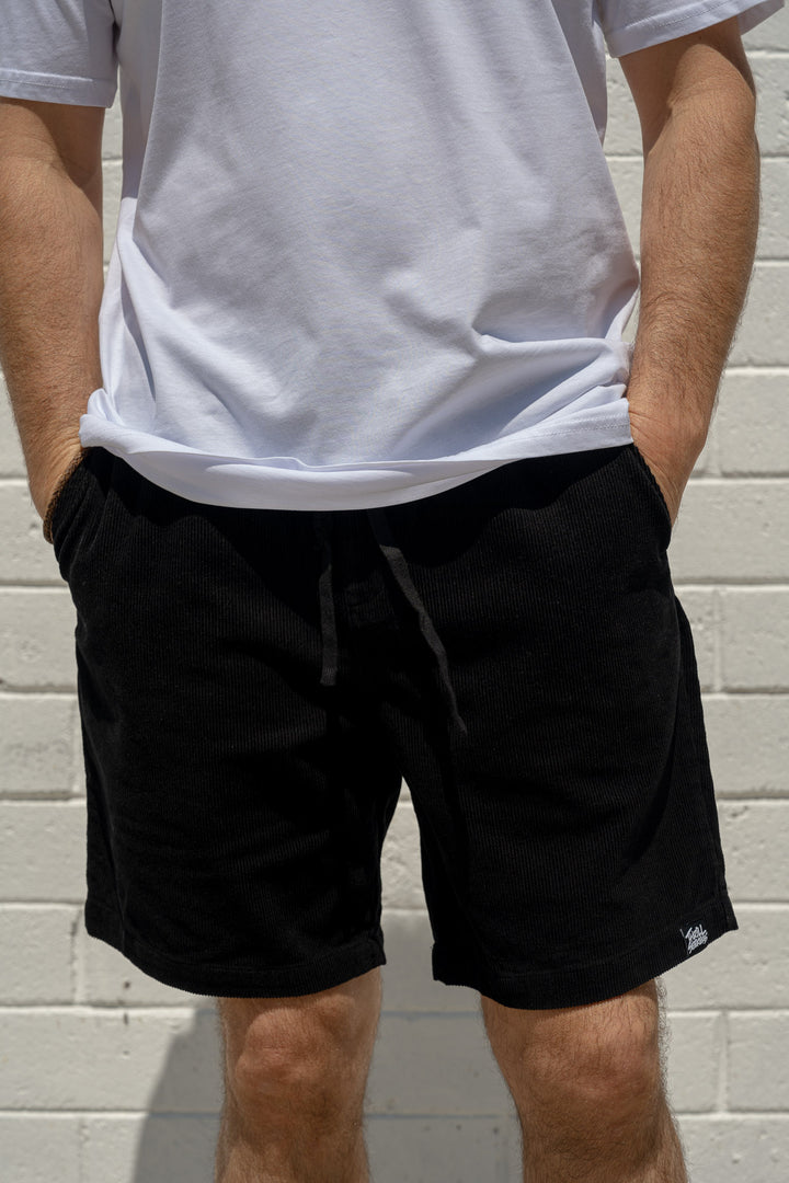 Cord Shorts - Black