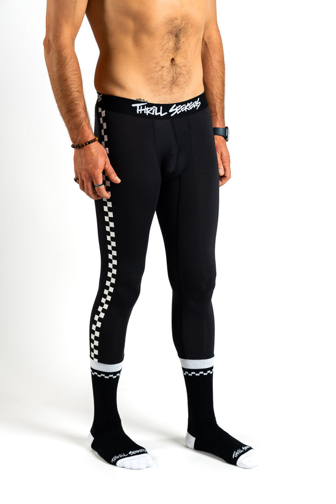 Proskins Moto All Seasons Baselayer Trouser (Large (36)) High Performance  baselayer leggings designed to be worn under textile/leather trousers and  one-piece race leathers or on it's own. The fabric is made from
