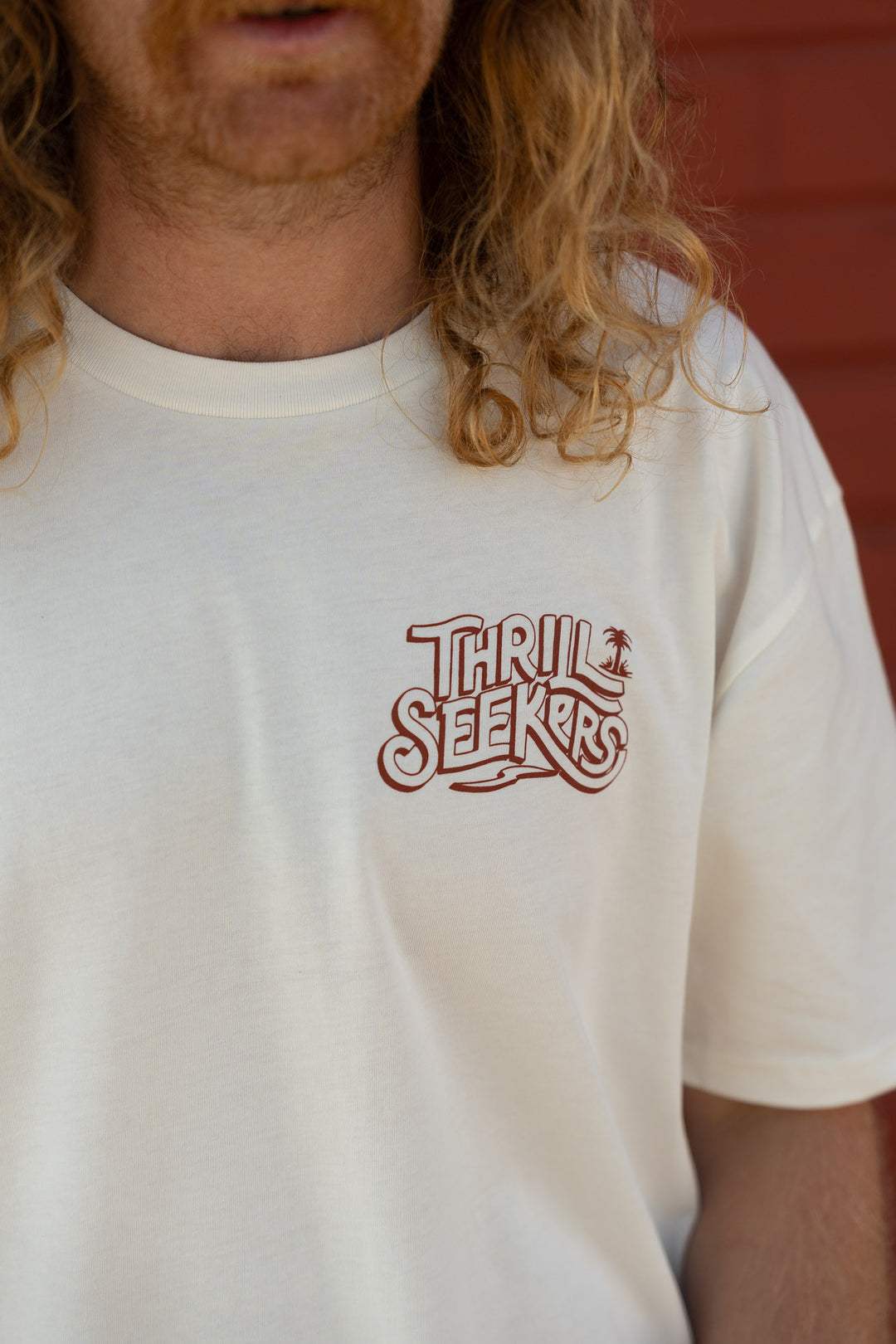 Thrill Seekers Coaster Tee Natural