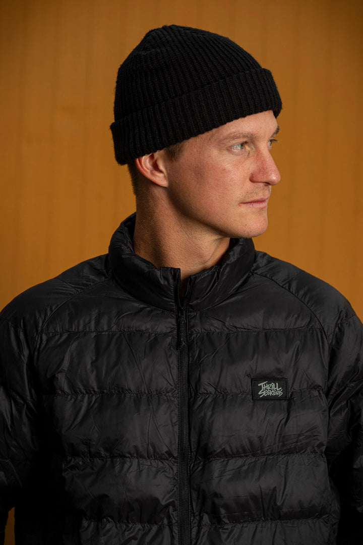 Packable Puffer Jacket - Black