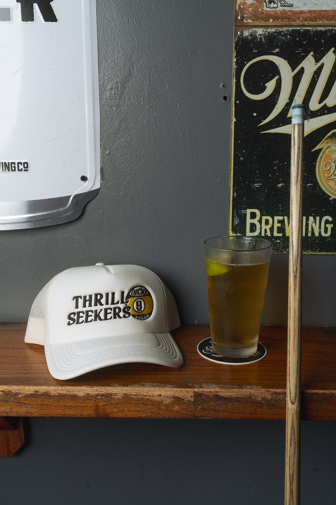 Lucky 9 Embroidered Foam Trucker