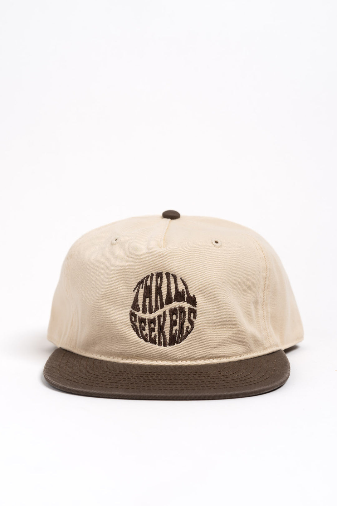 Twist Snapback Hat - Natural / Brown