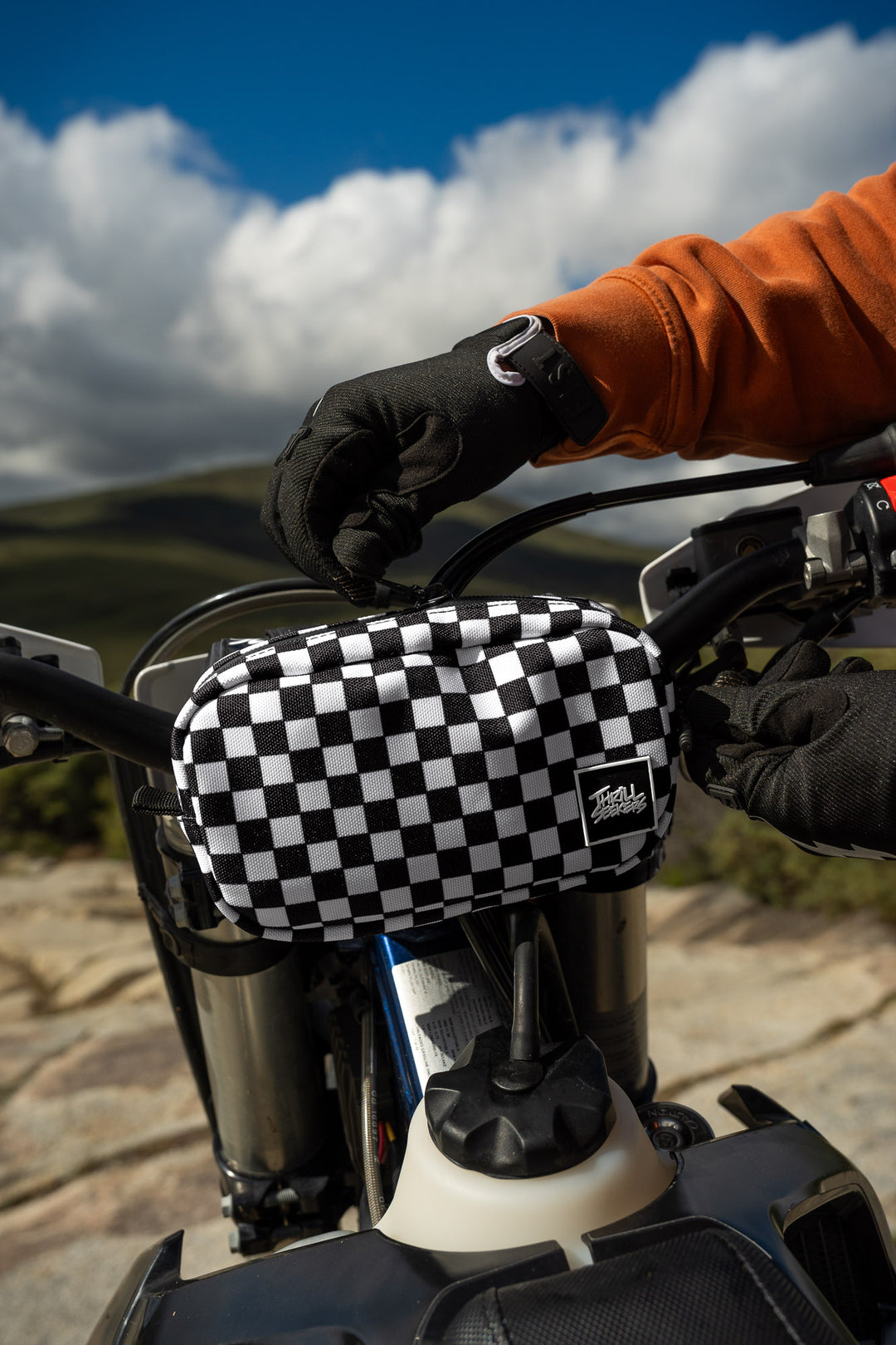 Checkered Bar Bag