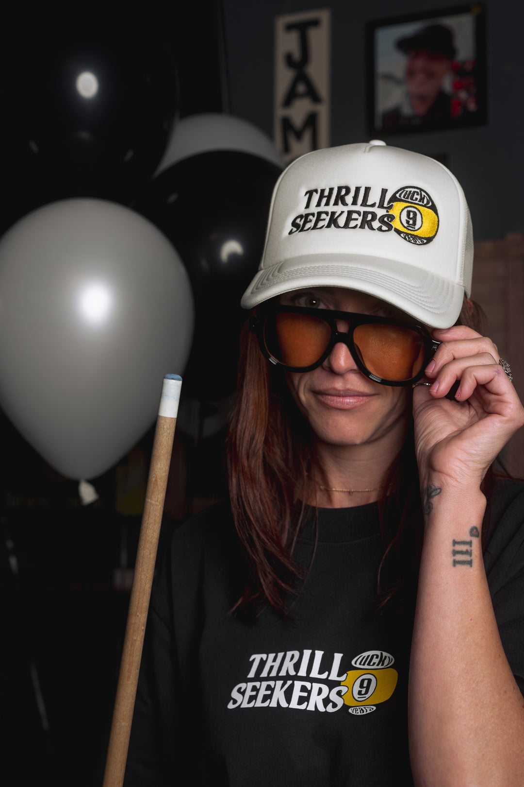 Lucky 9 Embroidered Foam Trucker