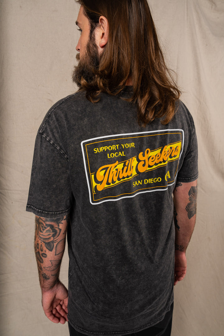 Thrill Seekers The Local Tee Black Marble