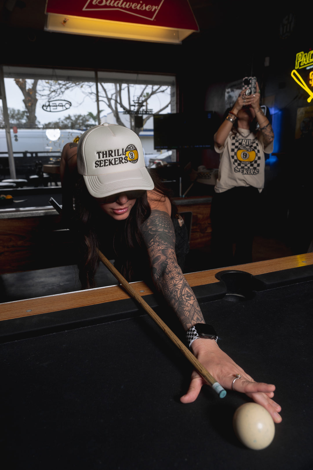 Lucky 9 Embroidered Foam Trucker