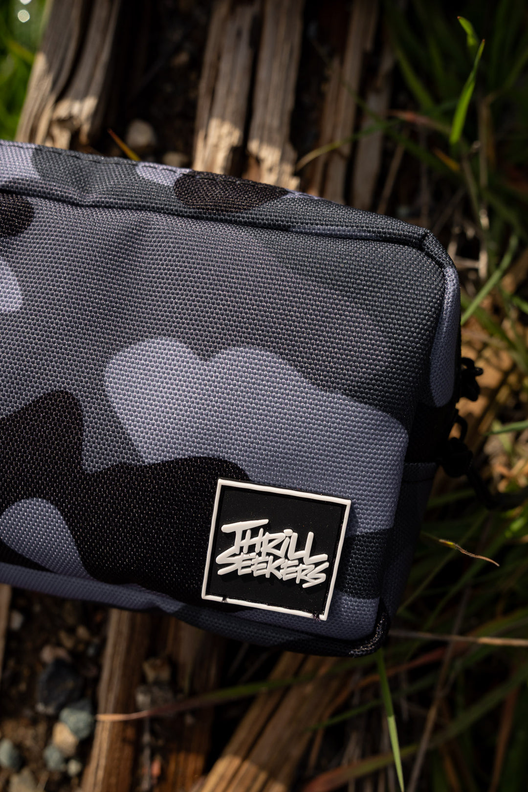 Black Camo Bar Bag