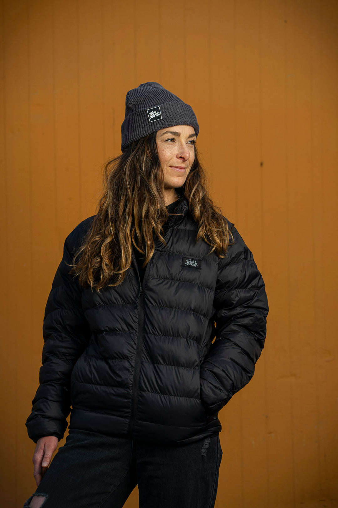 Packable Puffer Jacket - Black