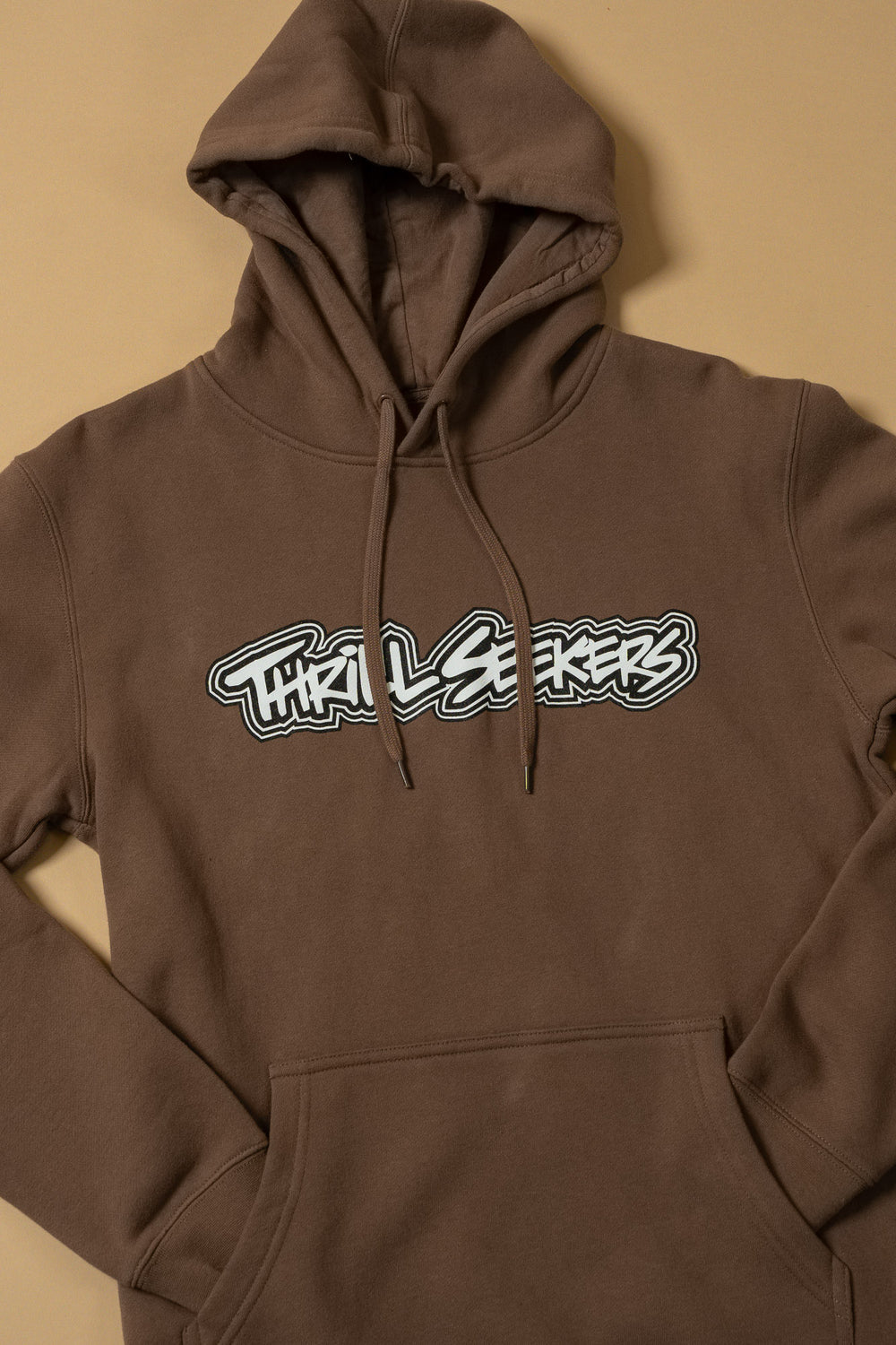 Thrill Seekers Long Trip Hoodie Walnut