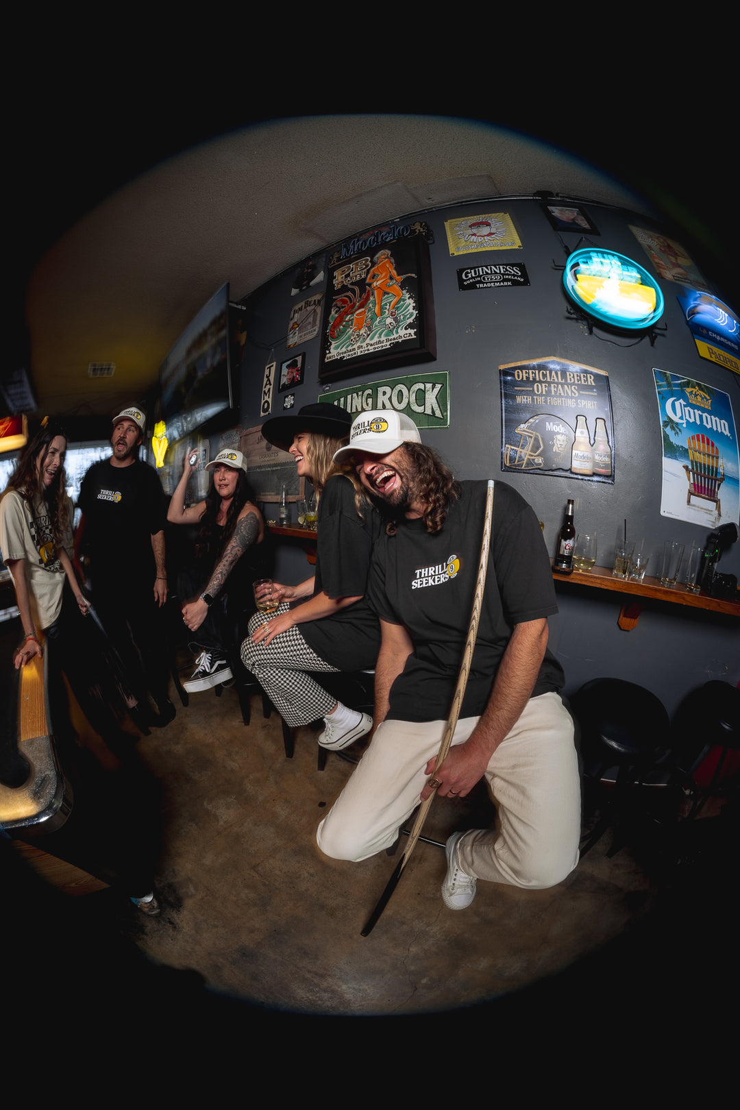 Lucky 9 Heavy Tee - Faded Black