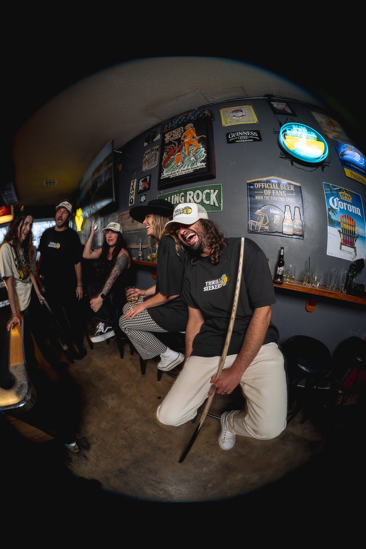 Lucky 9 Heavy Tee - Faded Black