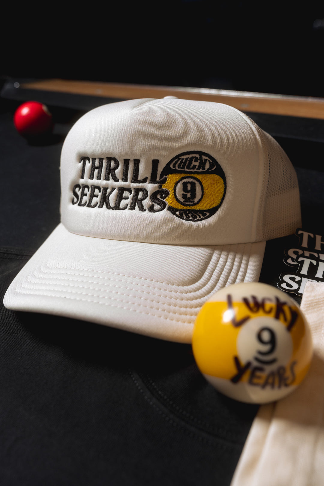 Lucky 9 Embroidered Foam Trucker