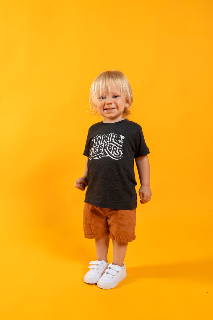Thrill Seekers Toddler Coaster Tee Grey