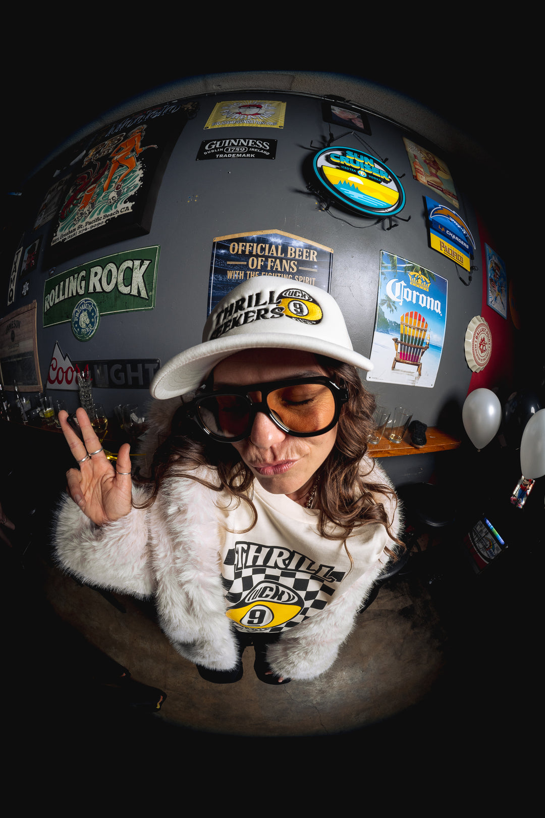 Lucky 9 Embroidered Foam Trucker