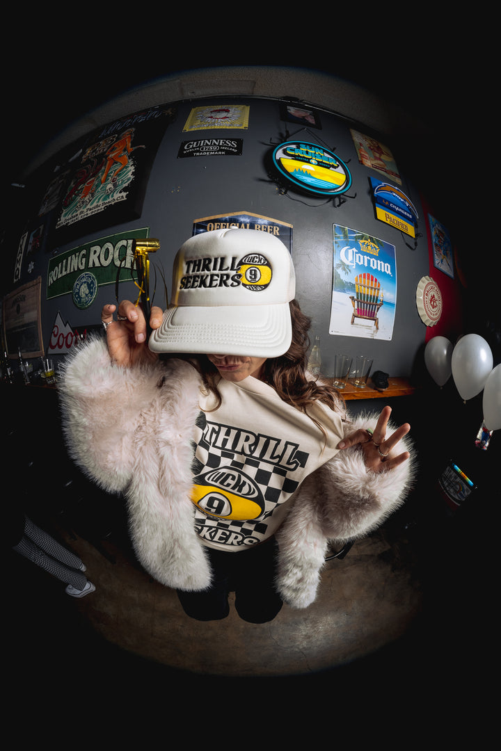 Lucky 9 Embroidered Foam Trucker