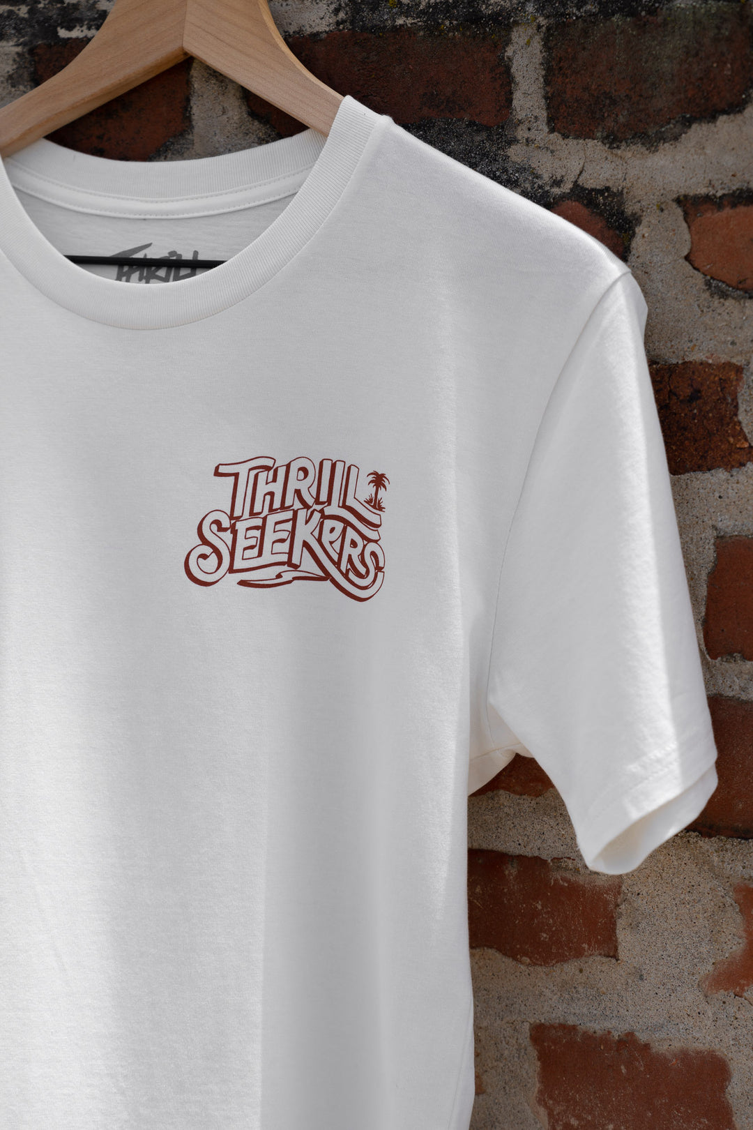 Thrill Seekers Coaster Tee Natural