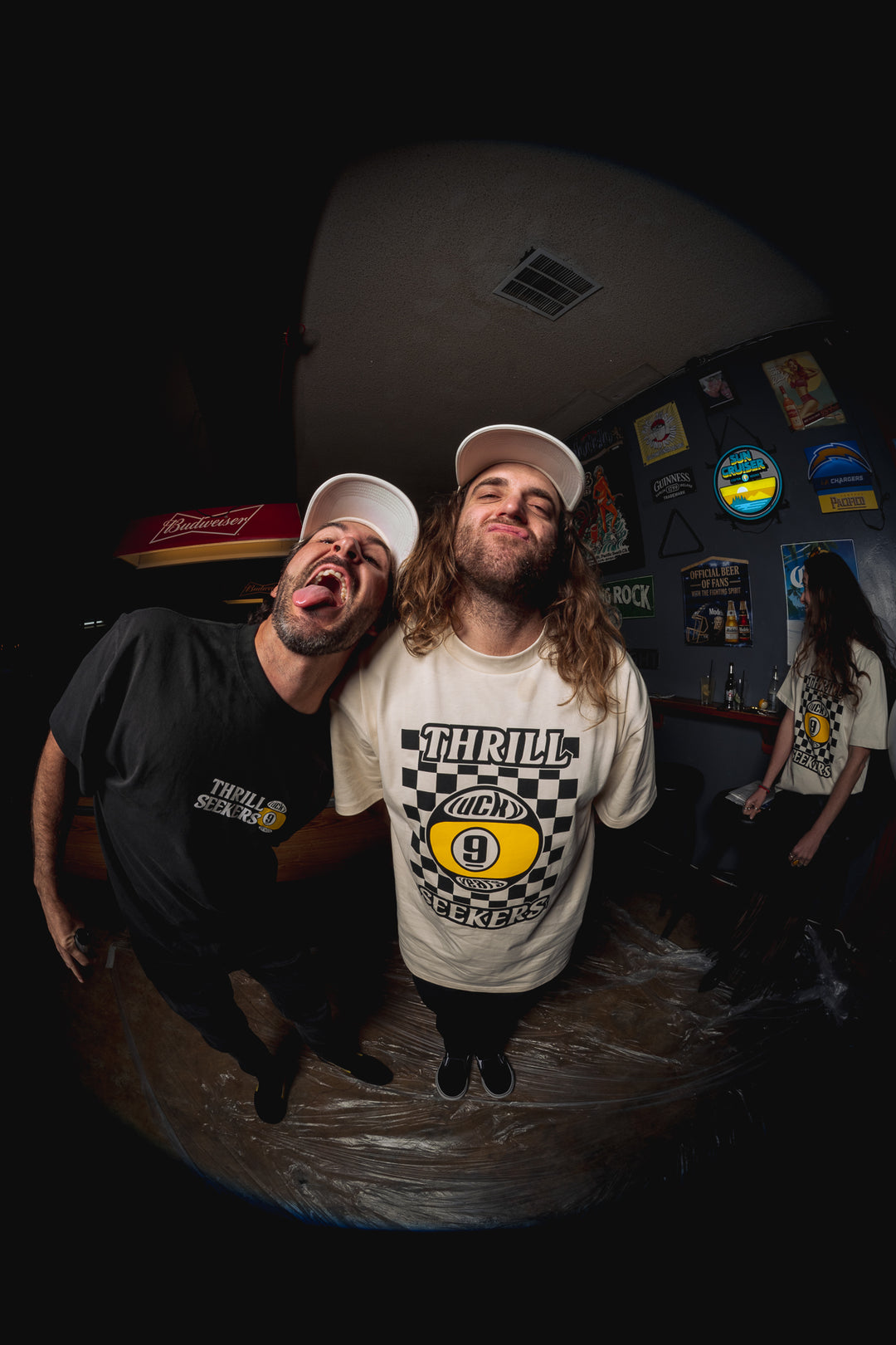 Lucky 9 Oversized Tee - Cream