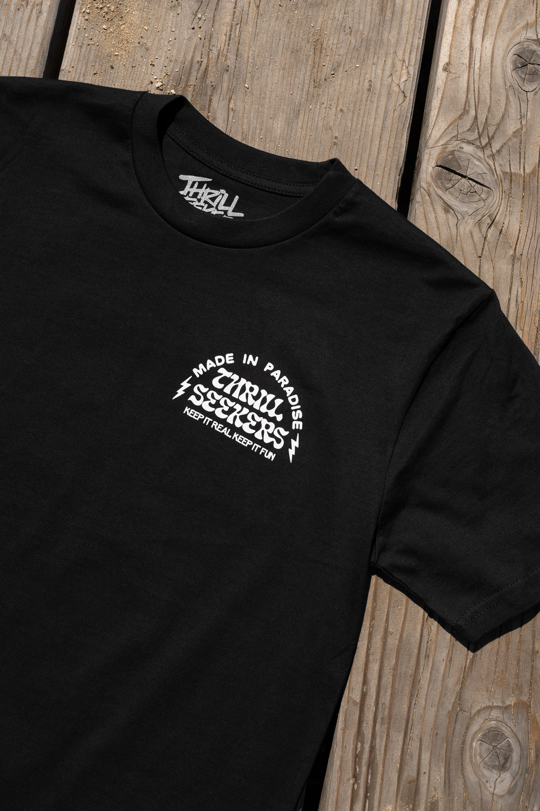 Thrill Seekers-Zig Tee - Black-2